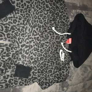 Nike Leopard Zip Up Hoodie